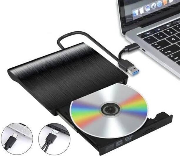 Sancy USB 3.0 Type-C CD DVD Drive Portable RW Burner for Laptop, MacBook, Windows PC External DVD Writer