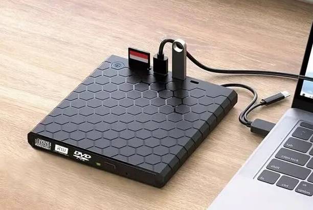 ULTRABYTES External CD/DVD Drive with SD/TF Slots DVD Drive Player External DVD Writer