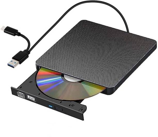 VOOCME Recording,CD/DVD Player,External Optical Drive,PC, Portable External DVD Writer