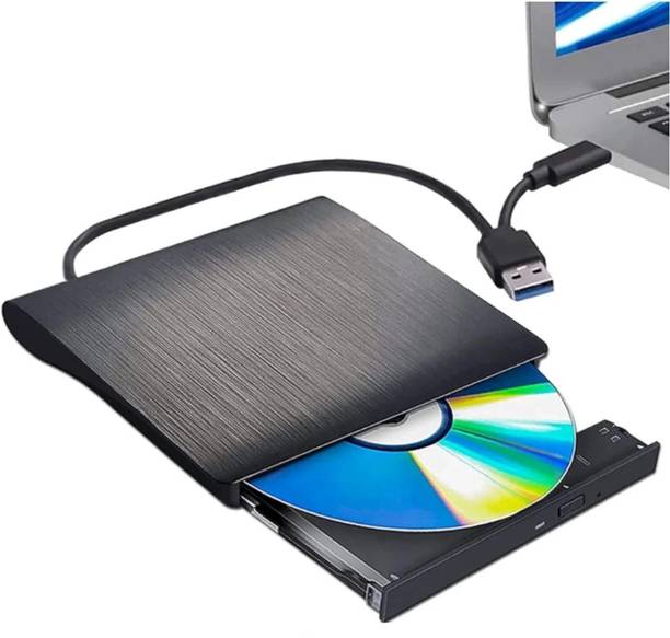 Zeptrox External DVD Drive, USB 3.0 Type C CD DVD Burner Player Reader Writer External DVD Writer