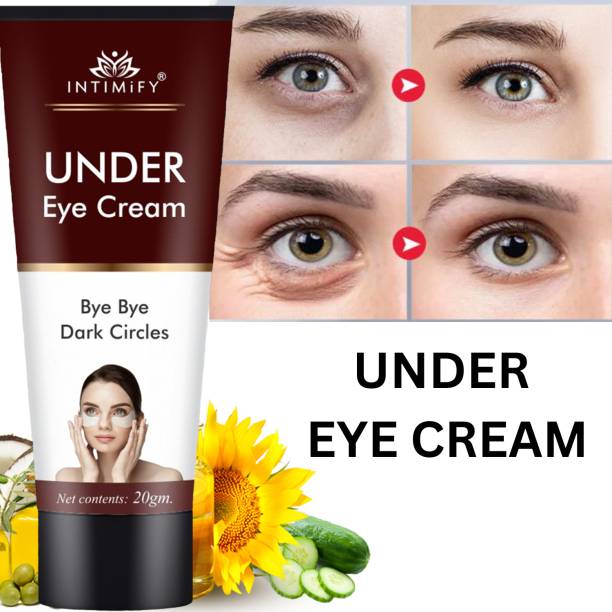 INTIMIFY Under Eye Cream For Men & Women, Helps Remove Dark Circles & Wrinkles Eye Bags