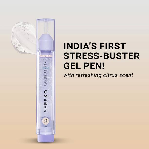 SEREKO Calming Gel Pen Under Eye Cream for Reduce Dark Circles,Puffy Eye &Stress Relief