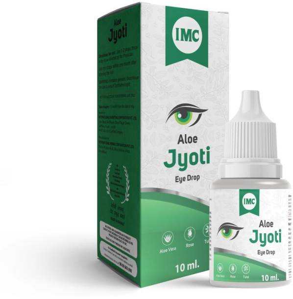 IMC Aloe Jyoti Eye Drop | Enriched with Aloe Vera, Glycerin, Gulab Ark and Tulsi | Eye Drops