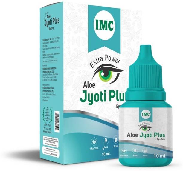IMC Aloe Jyoti Plus Extra Power | Enriched with Aloe Vera, Rose, Onion and Amla | Eye Drops