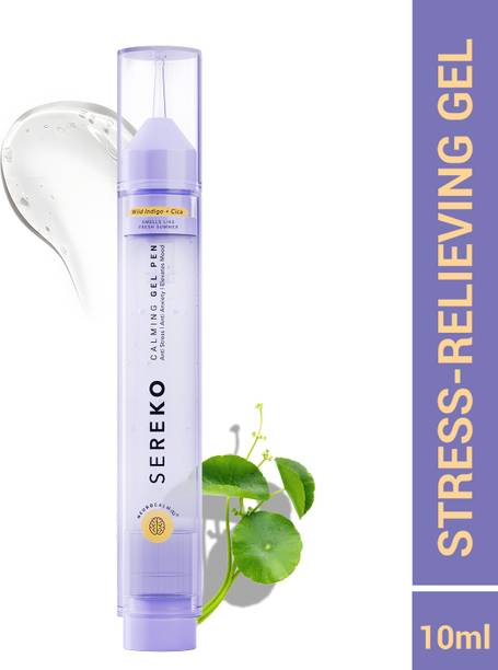 SEREKO Calming Gel Pen With Wild Indigo & Cica for Dark Circles, Puffiness & Acne Spots