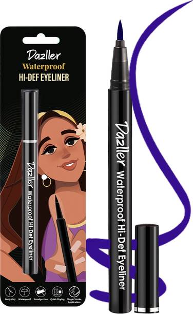 Dazller Waterproof Hi-Def Eyeliner Pen, Long-Lasting,Quick-Dry,Single Stroke Application 1.1 ml