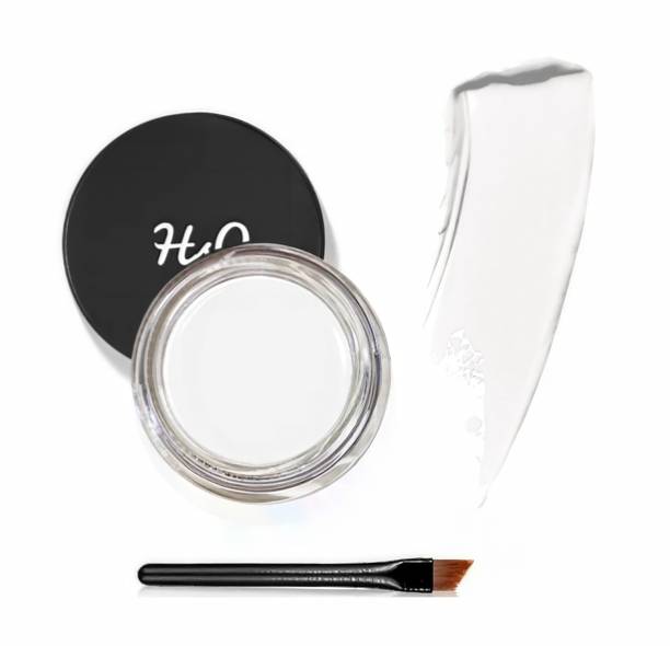 HSQ White Gel Eyeliner with Brush Waterproof, Matte Finish & Long Lasting Eye Makeup 5 g