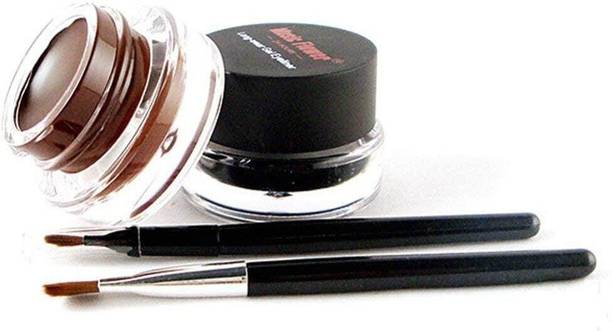 EMRIKA Best Waterproof Gel Eyeliner & Eyebrow 2 In 1 | 24 Hours Longlasting 30 ml