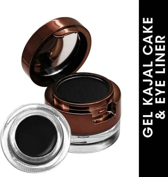 SILDUST ew Gel Kajal Cake & Eyeliner 2 in 1 With Dual Side 6 ml