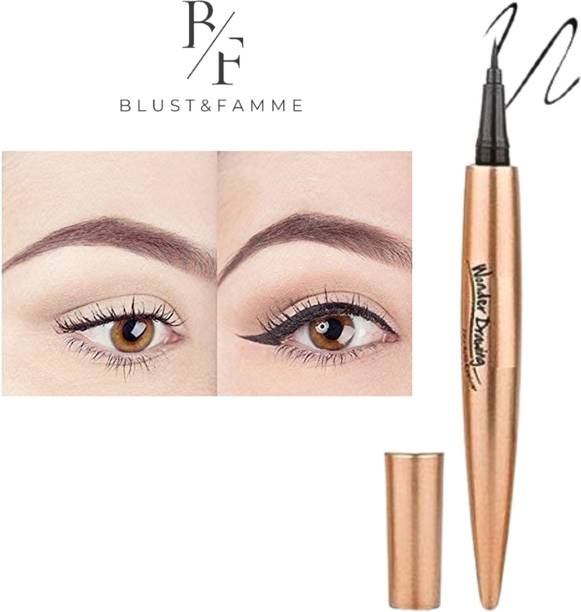 BLUST&FAMME Liner, Black, Long Lasting Matte Waterproof Liner 6 ml