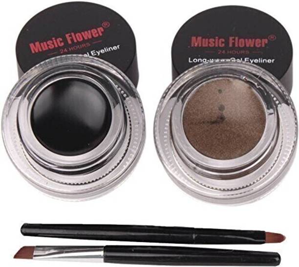 Music Flower Gel eye liner Black & Brown 6 g