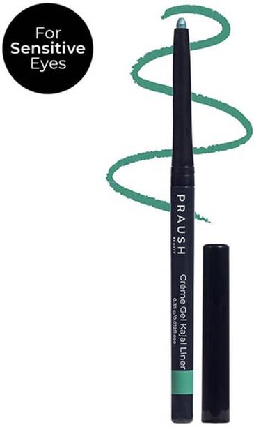 PRAUSH Creme gel kajal liner jade green long stay smudge free waterproof 0.35g 0.35 g