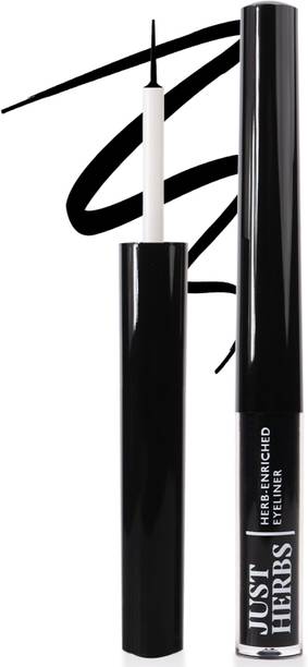 Just Herbs Liquid Eyeliner with Waterproof and Smudge-Proof Formula, Nutty Brown 2.5 g