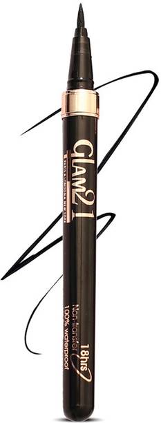Glam21 Pen Eyeliner Long Lasting | Smudge Proof | Highly Pigmented |Artist Pen Eyeliner 0.55 ml