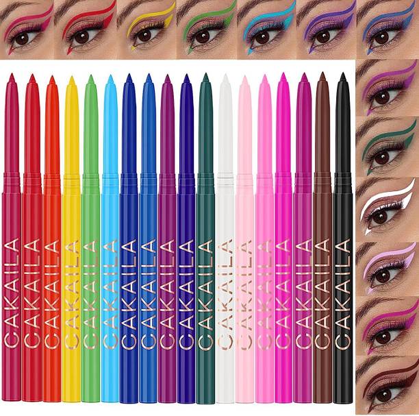 My Colors 18 Colors Eyeliner Pen Set,Eye Shadow Pencil,Pearl Eyeliner Kit Metallic 81 g