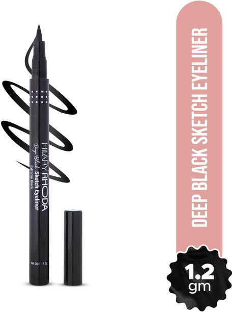 Hilary Rhoda Deep Black Sketch Eyeliner | Waterproof Eyeliner | Smudge-Proof Eyeliner 1.2 g