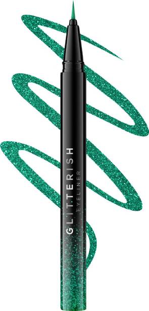 Renee Glitterish Eyeliner, Quick-Dry, Water-Proof & Long-Lasting with Metallic Shine 0.6 ml