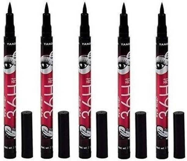 HUDA QUEEN Long-Wear Matte Black Eyeliner Waterproof Liquid Pencil, 36H Stay, Smudge-Proof 13 g