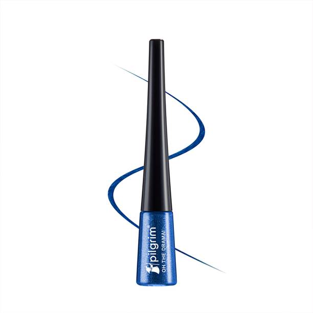 Pilgrim Oh The Drama! Blue Rebel Metallic Eyeliner|Rich Vibrant Colour|Water Resistant 3.5 ml