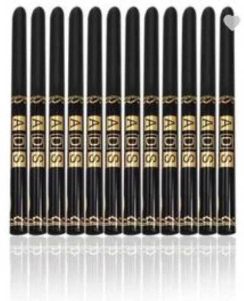 Hezruck PERFECT WATERPROOF EYELINER PENCIL PACK OF 12 12 g