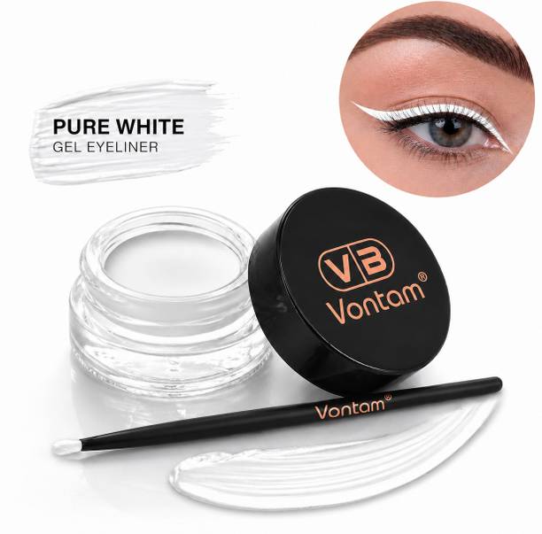Vontam Gel Eyeliner Pot, High Pigment Waterproof Eyeliner for Precise Definition 3 g