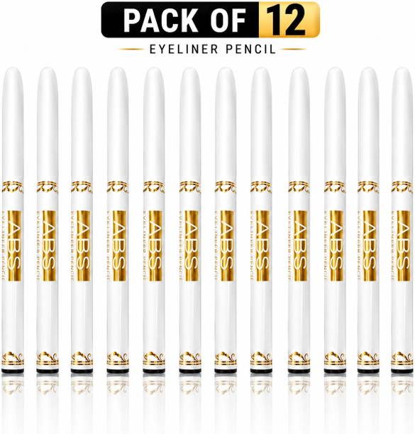 GlowCandy Waterproof Smudge Proof Eyeliner (Pack of 12) 18 g
