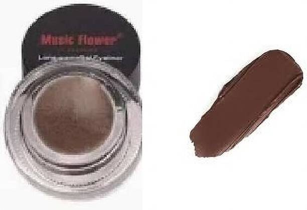 Music Flower Gel eyliner smudgeproof long lasting with brown &brown color (pack of 1) 6 g