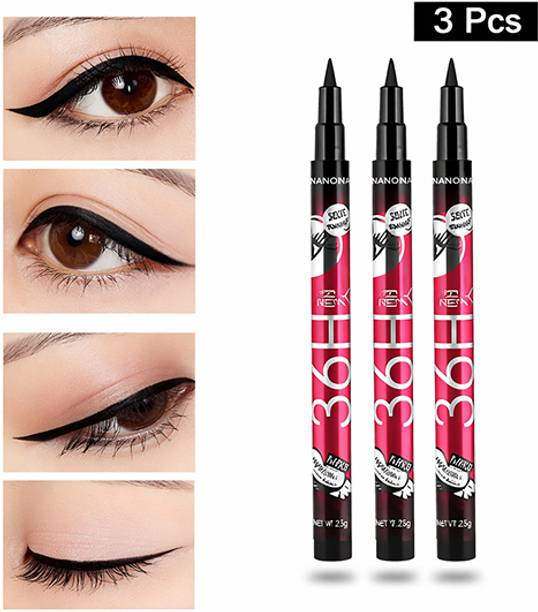 Rehanza Waterproof - Smudge Proof Eyeliner | 36H Long Lasting | Deep Black 7.5 g
