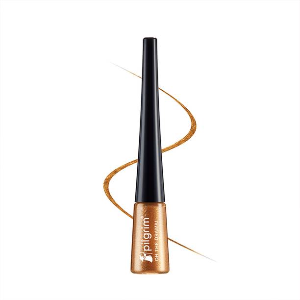 Pilgrim Oh the Drama! Boldly Bronze Metallic Eyeliner|Rich Vibrant Colour 3.5 ml