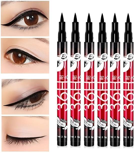 Onfroi Water & Smudge Proof 36 Hour Long Lasting Liquid
EyeLiner Pack of :6 24 ml