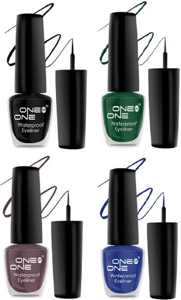 वन ऑन वन Waterproof Eyeliner Set of 4 | Waterproof, Long lasting 20 ml