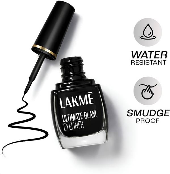 Lakmé Ultimate Glam, Eye Liner, Quick Drying, Water Resistant, Smudgeproof 9 ml