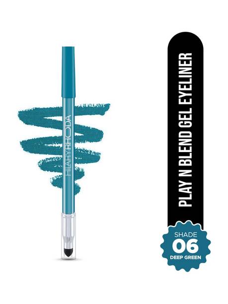 Hilary Rhoda Play n Blend Gel Eyeliner | Highly Pigmented | Matte & Shimmer Finish Eyeliner 1.5 g