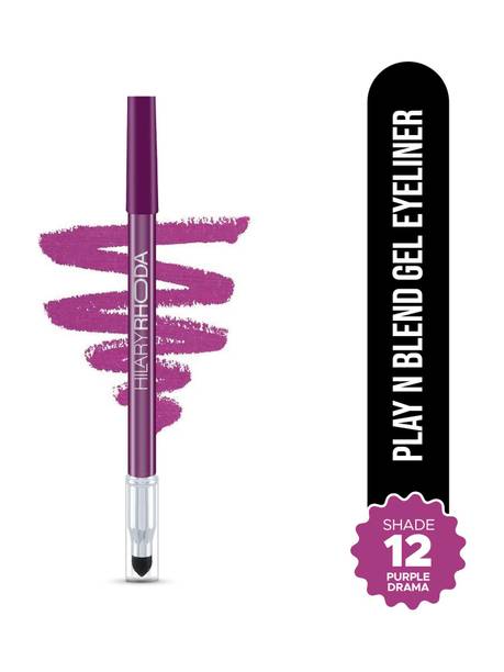 Hilary Rhoda Play n Blend Gel Eyeliner | Highly Pigmented | Matte & Shimmer Finish Eyeliner 1.5 g