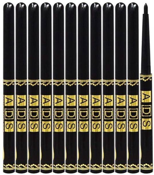 Quitzel Water Proof Perfect Eyeliner Combo ( Pack of 12 ) 12.6 g