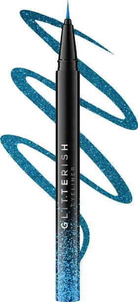 Renee Glitterish Eyeliner, Quick-Dry, Water-Proof & Long-Lasting with Metallic Shine 0.6 ml