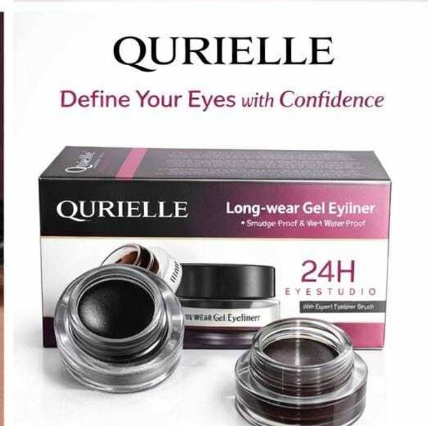 Qurielle black&Brown Brow gel liner set for natural elegance 6g (black and brown) 6 g