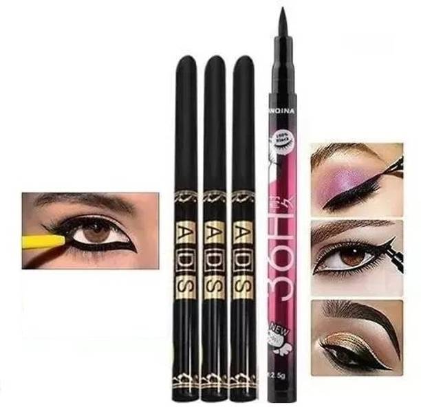 Elderwand Combo of waterproof eyeliner and kajal 2.5 g