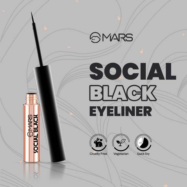 मार्स Social Black Liquid Eyeliner 5 ml