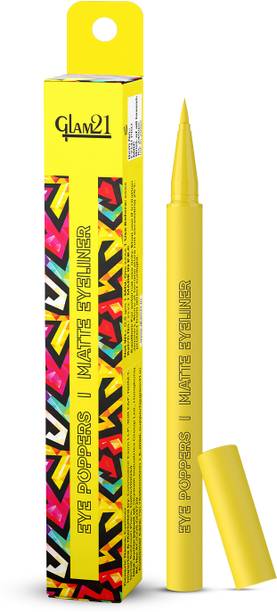Glam21 Eye Poppers Matte Eyeliner Intense Pigment Smudge proof Color Pen Style 0.5 g