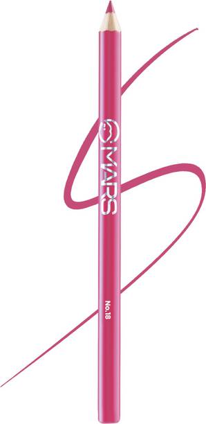 MARS Lip & Eyeliner Pencil Long Lasting Water Proof-(Pink 18),0.6 Gm 1 g