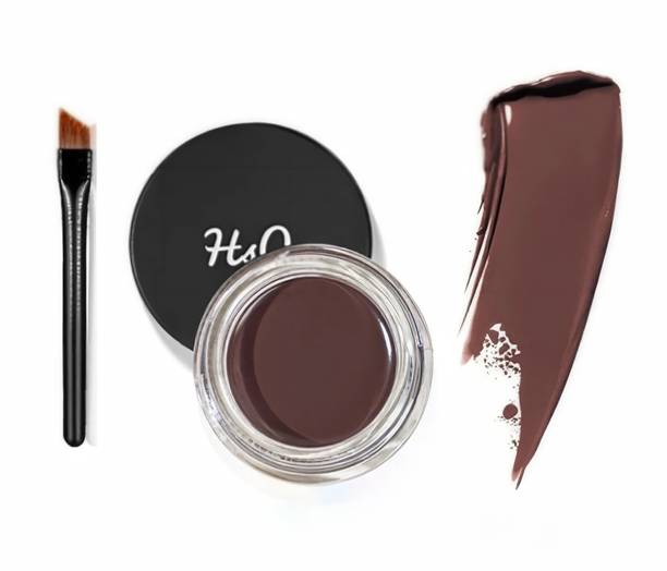 HSQ Brown Gel Eyeliner with Brush – Waterproof, Smudge-Proof & Long Lasting 5 g