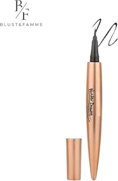 BLUST&FAMME Eye Liner, Black, Long Lasting Matte Waterproof 5 ml