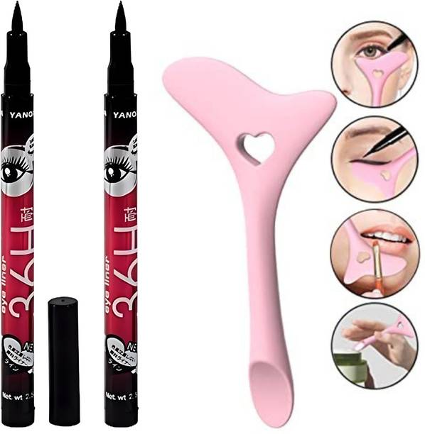 Plusbeauty Eyeliner Pencil Long Lasting for 36 Hours Waterproof with Eye Makeup Tool 20 g