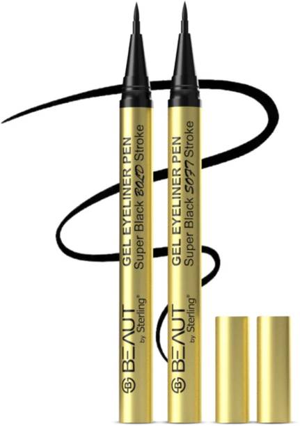 Beaut by Sterling Velvet Series Gel EyeLiner Pen Super Black Bold & Soft Stroke 2.4 ml