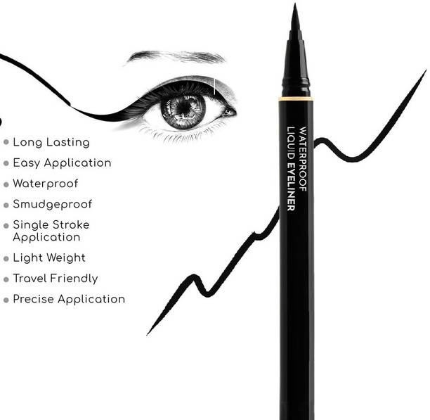 FELICECHIARA Jet Black Bold Felt Tip Eyeliner 1.2 ml 5 g