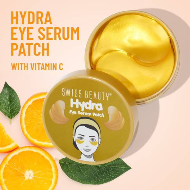 SWISS BEAUTY Hydra Eye Serum Patch for Nourishment | Anti-wrinkle | Anti-aging | Reduce Dark Circles - (Golden, Pack of 60pcs)