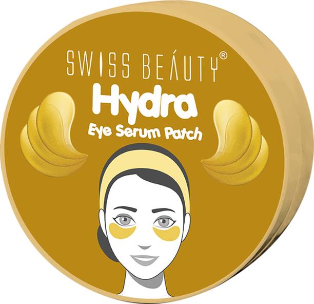 SWISS BEAUTY Hydra Eye Serum Patch for Nourishment | Anti-wrinkle | Anti-aging | Reduce Dark Circles - (Golden, Pack of 60pcs)