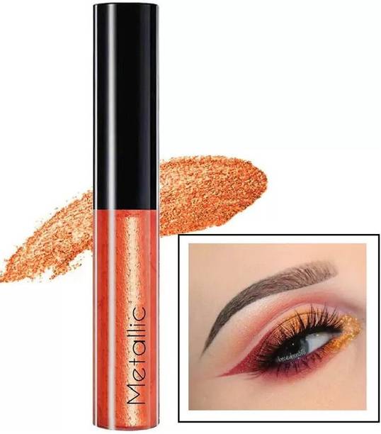 Yuency Glitter & Shimmer Liquid Copper Eye Shadow For Makeup 12 ml