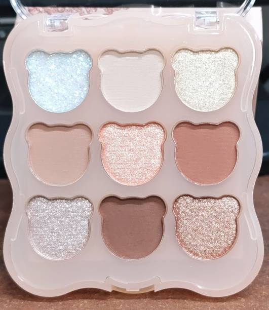 WOONGMI Cute Korean Multi Color Glitter Matte Eyeshadow 12 g